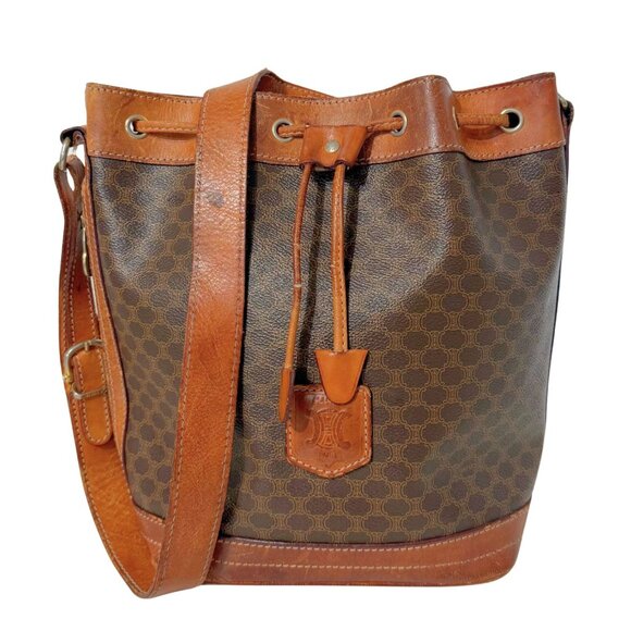 Celine Vintage Macadam Bucket Bag - Picture 1 of 16